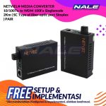NETVIEL® MEDIA CONVERTER 10/100Tx to WDM 100Fx Singlemode 2Km ( SC Type of fiber optic port Simplex ) PAIR